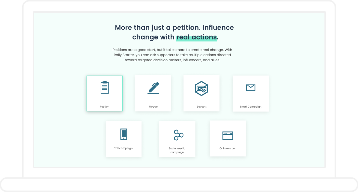 screenshot of Rally Starter